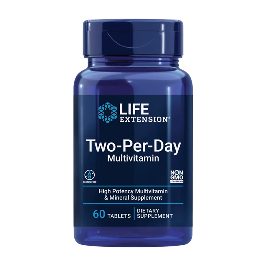 Life Extension Two-Per-Day Tablets, 60 Tablets